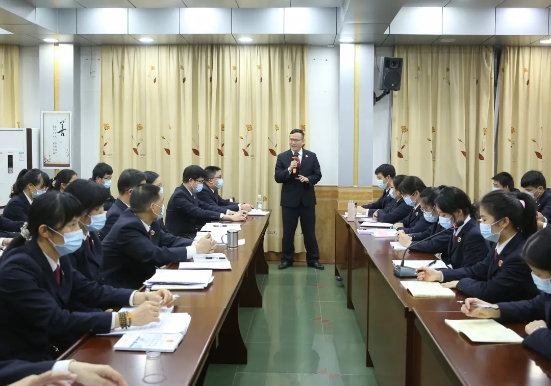 <藤检微第594期>队伍教育整顿|藤县人民检察院召开队伍教育整顿专题党课
